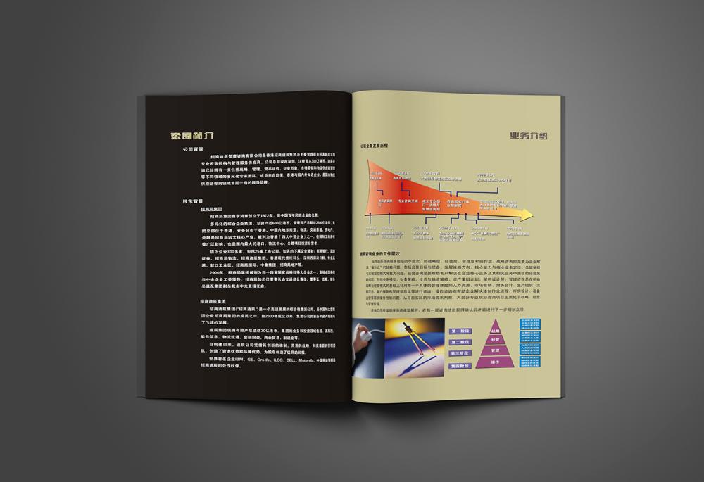 招商迪辰咨詢宣傳冊設計