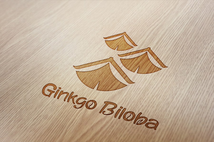 Ginkgo Biloba咖啡廳logo設(shè)計(jì)