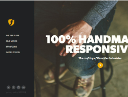 创意菜单栏的网页界面设计欣赏