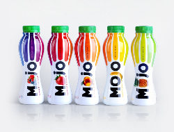 色彩明亮的MOJO酸奶包装设计