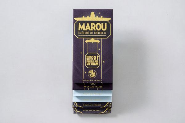 法航MAROU巧克力包装设计