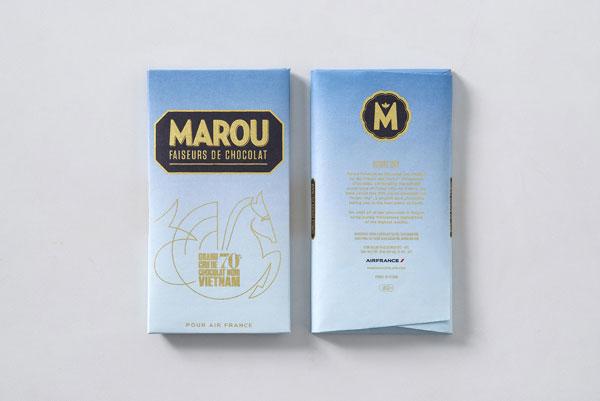 法航MAROU巧克力包装设计