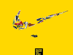 反种族主义-品牌运动鞋海报设计