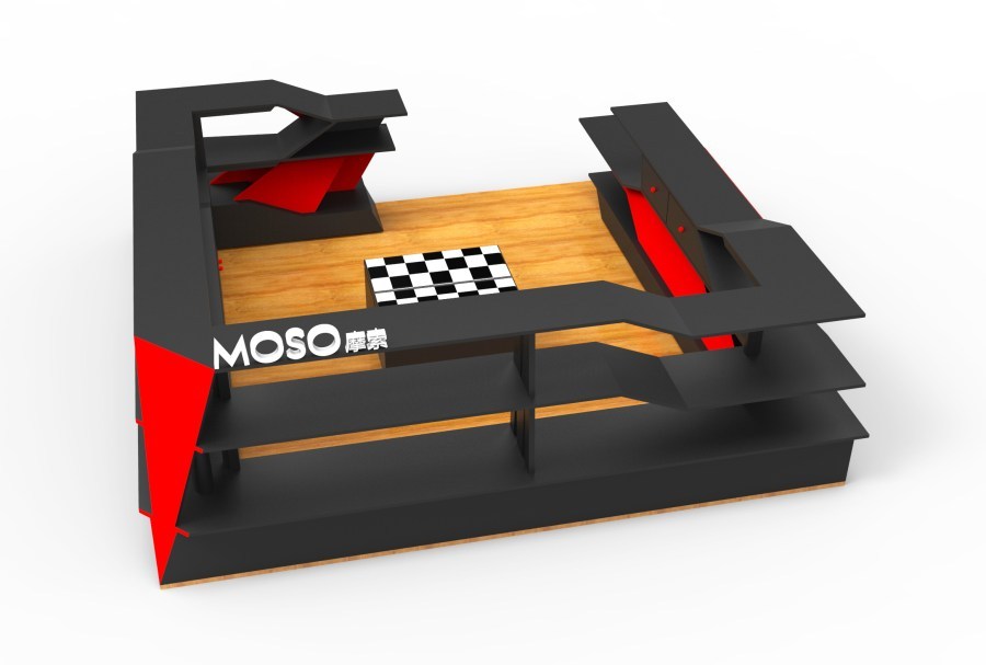 MOSO展示柜 鞋柜设计