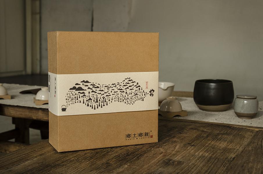 “乡土乡亲”茶品牌包装设计