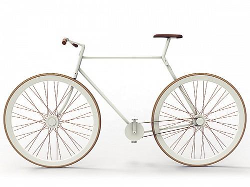 概念折叠自行车
