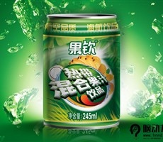 腦動力品牌熱帶混合果汁包裝設(shè)計