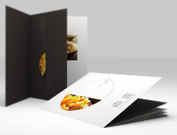 素食餐厅的画册设计