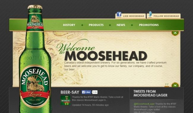 精美的啤酒类网页设计欣赏