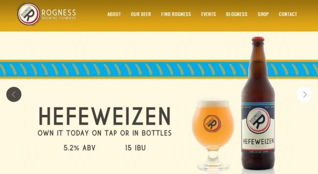 精美的啤酒类网页设计欣赏