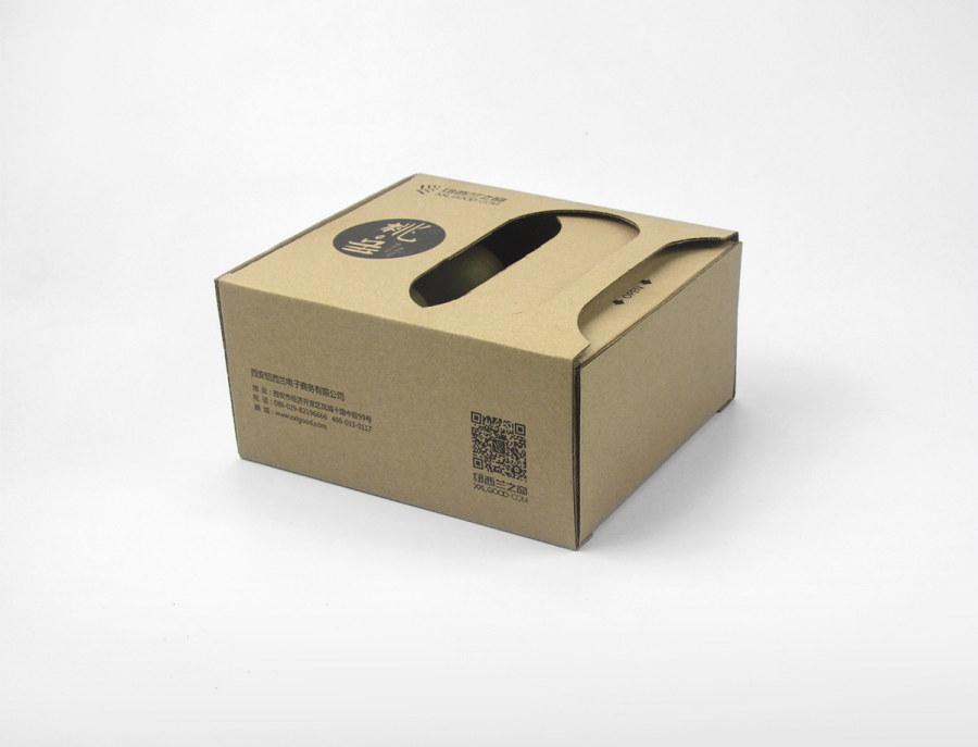 “桃宝”魔盒包装 一纸成型