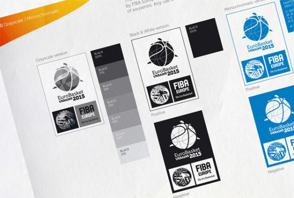 2015年烏克蘭歐洲籃球錦標賽視覺設計欣賞