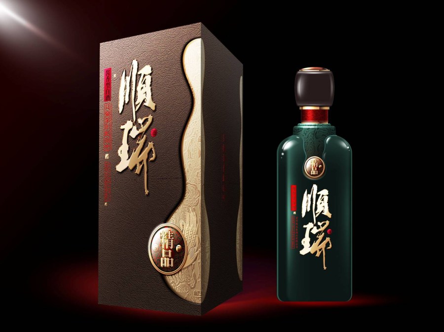 贵州 顺瑞酒 包装创意