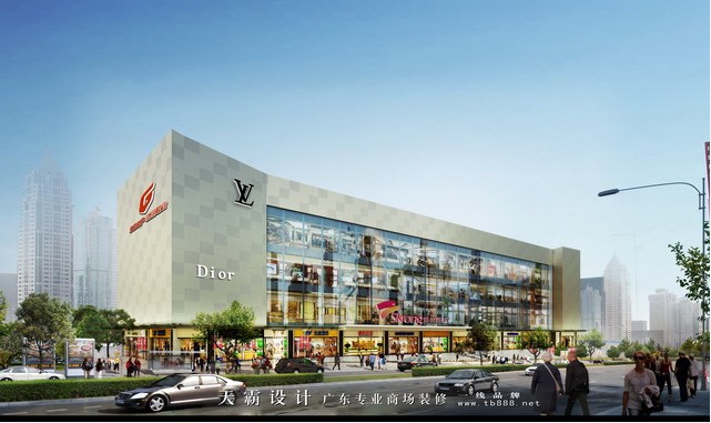 购物中心设计案例:深圳石岩盛妆百货-中国设计
