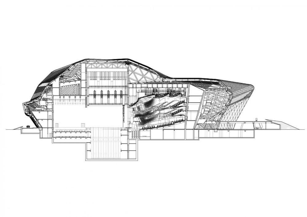 广州歌剧院设计-建筑界女魔头扎哈哈迪德作品