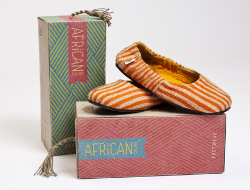 浓厚非洲风情鞋包装