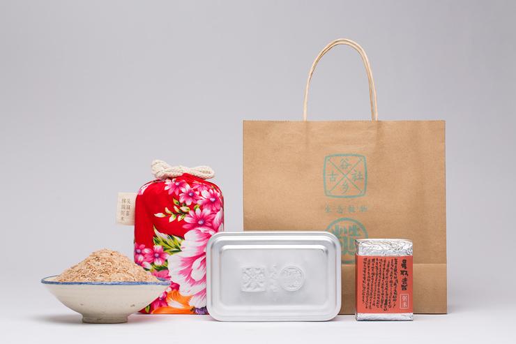 谷乡古社“中国好米”染布铝盒包装设计赏