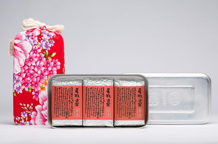 谷乡古社“中国好米”染布铝盒包装设计赏