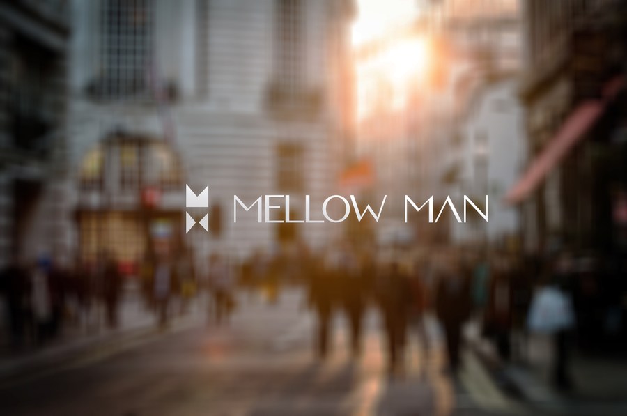 MELLOW MAN原创男装品牌标志设计 