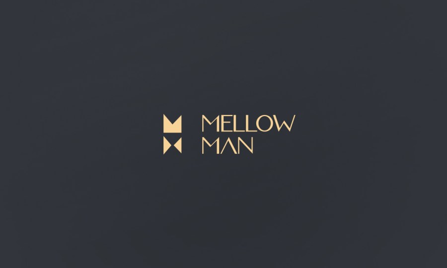 MELLOW MAN原创男装品牌标志设计 