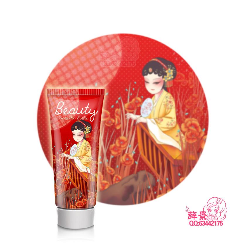 古典中国风化妆品包装设计