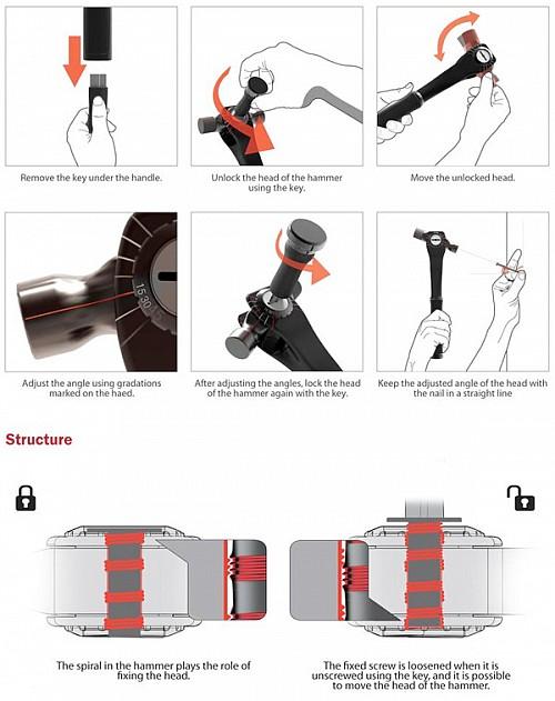 創(chuàng)意錘子HAMMELEAN設(shè)計(jì)