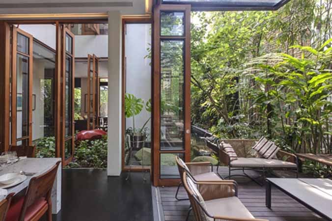 新加坡垂直别墅庭院花园景观设计欣赏