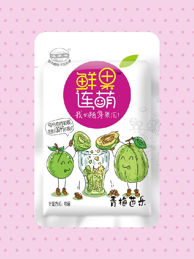 鮮果連萌系列蜜餞包裝