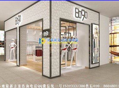 韩版服装店装修风格效果图大全株洲服装店装修效果图