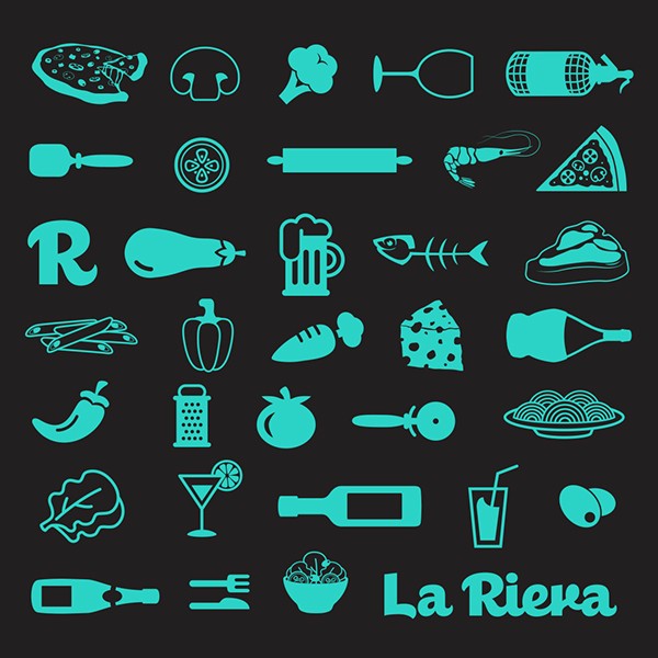 La Riera餐饮品牌VI视觉形象设计