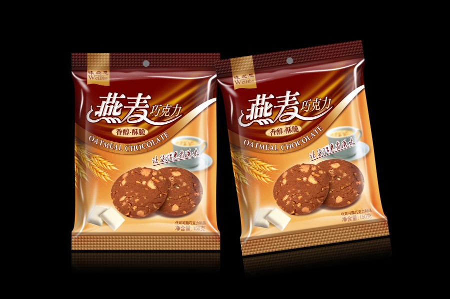 上海意格包装项目：味必思燕麦巧克力包装设计