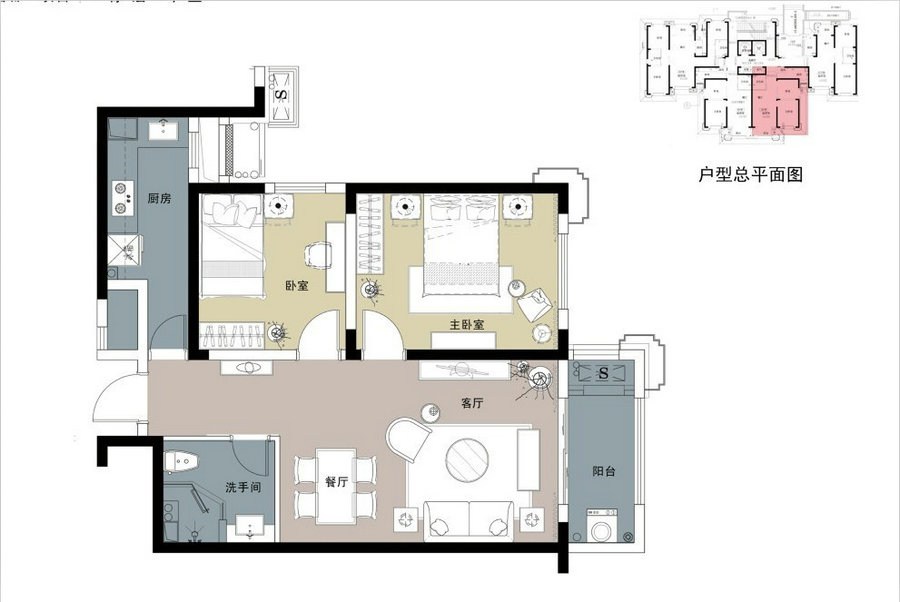 8唐山壹郡現(xiàn)代極簡主義風(fēng)格樣板房