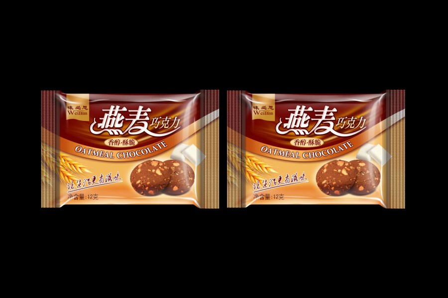 上海意格包装项目：味必思燕麦巧克力包装设计