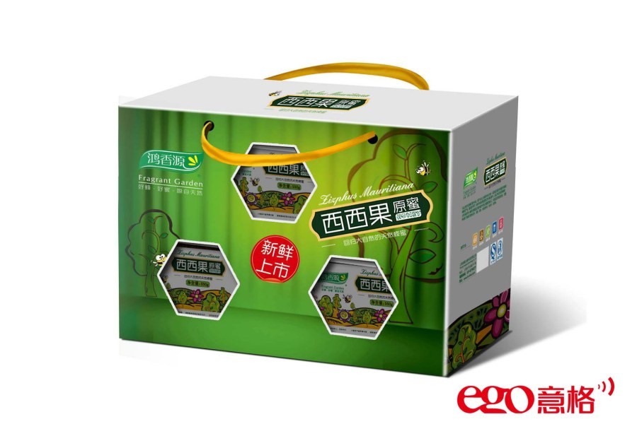 上海意格包装项目：鸿香源蜂蜜品牌包装设计