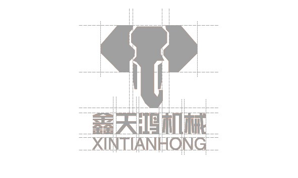 logo设计鑫天鸿机械（叁川传媒）