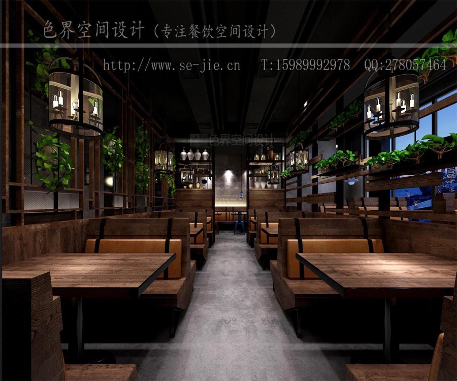 阜陽青社工業(yè)風格餐廳設(shè)計