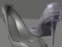 创意3D高跟鞋