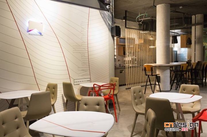 特拉维夫The Refuge学生俱乐部咖啡屋空间设计