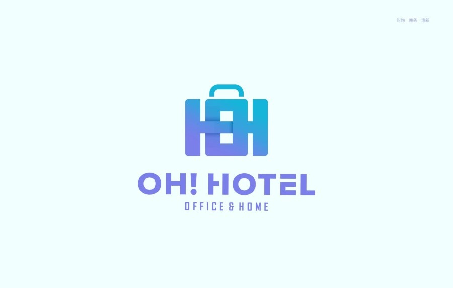 OH HOTEL 酒店標(biāo)志設(shè)計(jì)