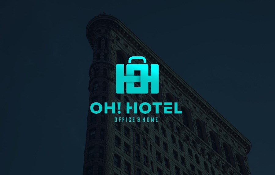 OH HOTEL 酒店標(biāo)志設(shè)計(jì)