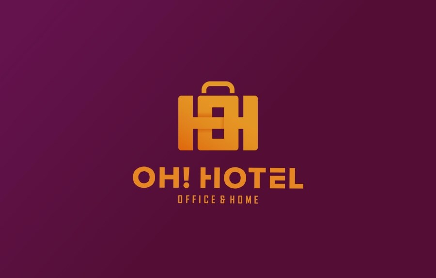 OH HOTEL 酒店標(biāo)志設(shè)計(jì)