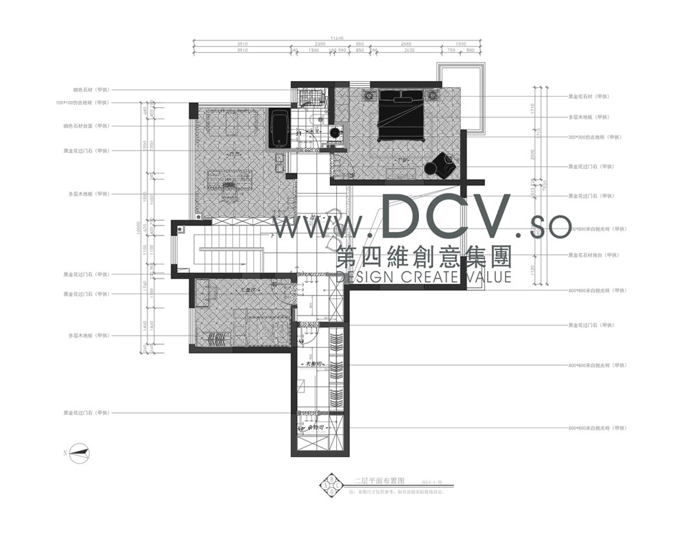 西安-DCV纯设计公司为浐灞半岛别墅样板间设计