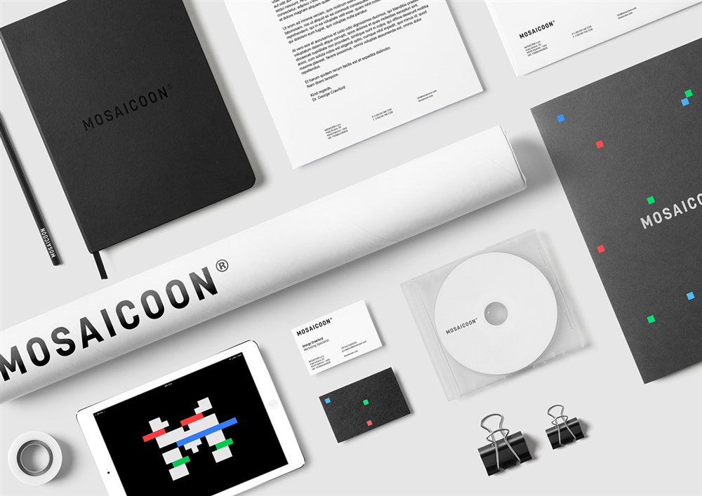 Mosaiccon视频素材商品牌设计