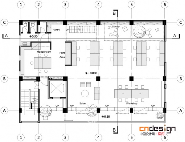 深圳蛇口WAU建筑事務(wù)所辦公室