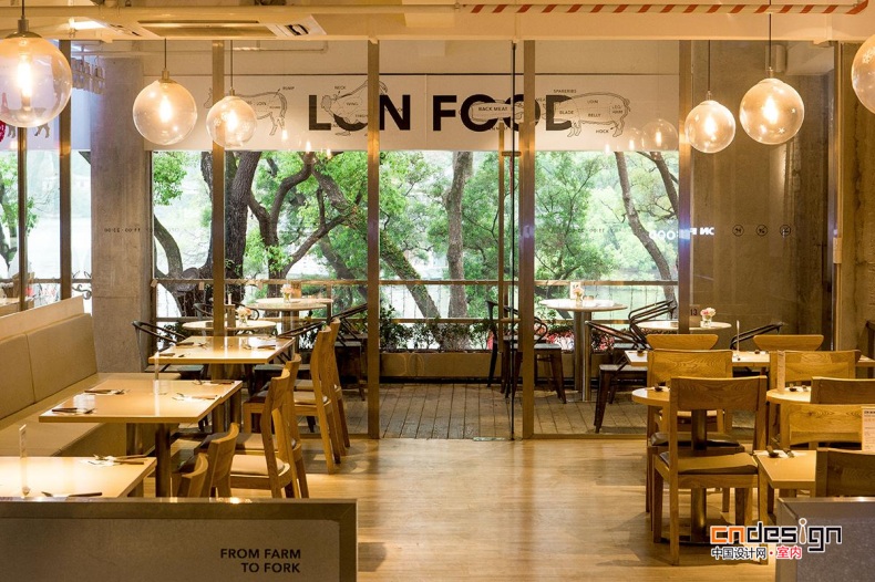 广东惠州LONFOOD农畉餐厅设计（VBN品牌设计）