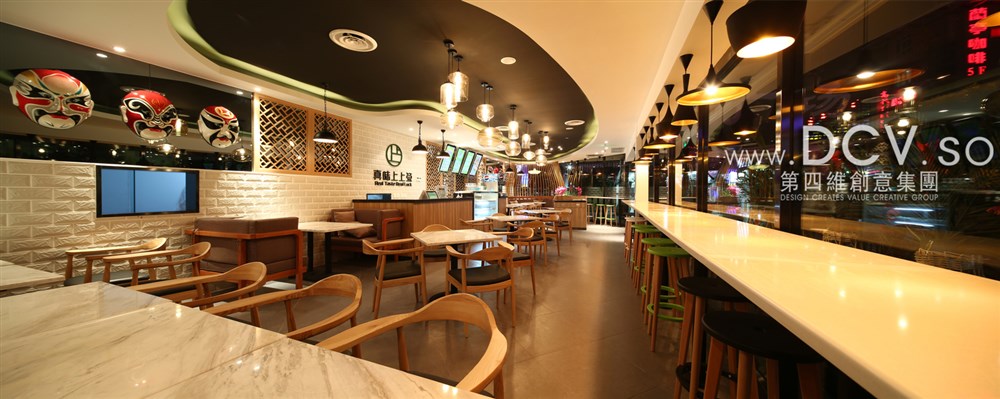 西安-真味上上签新中式特色主题餐厅空间设计