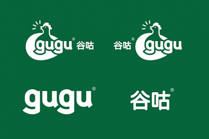谷咕蛋品形象logo设计