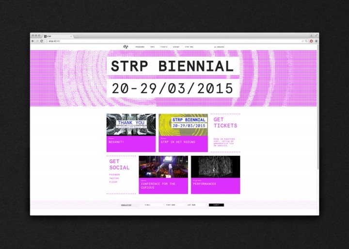 荷蘭STRP Biennial 2015視覺形象設(shè)計(jì)