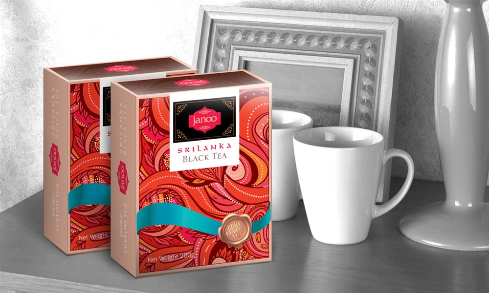 JANOO 锡兰红茶 标志及产品包装设计