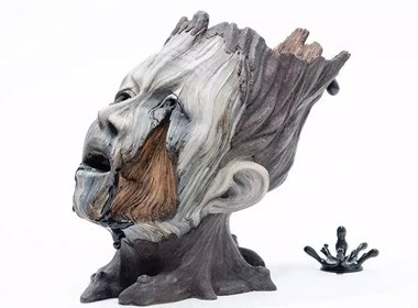 派的艺术|似木非木，超逼真艺术陶瓷雕塑